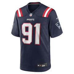 Elijah Ponder Team Game Jersey - New England Patriots