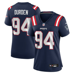 Cory Durden Women's Team Game Jersey - New England Patriots