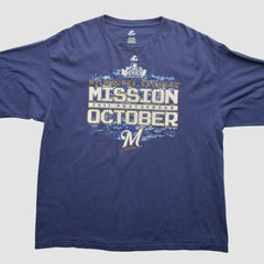 MLB Milwaukee Brewers Majestic 2011 Long Sleeve T-Shirt
