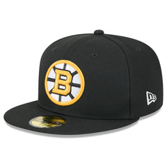 NHL Black Boston Bruins New Era Core 59FIFTY Fitted Hat