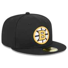 NHL Black Boston Bruins New Era Core 59FIFTY Fitted Hat