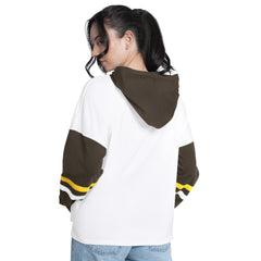 MLB San Diego Padres G-III 4Her by Carl Banks Women's Key Player Oversized Hooded Long Sleeve T-Shirt