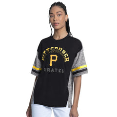MLB Pittsburgh Pirates G-III 4Her by Carl Banks Women's Off-Season Oversized Top