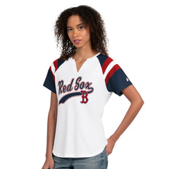 MLB Boston Red Sox Starter Women's Game On Notch Neck T-Shirt