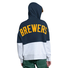 MLB Milwaukee Brewers Starter Women's Wishbone Full-Zip Hoodie