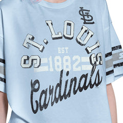 MLB St. Louis Cardinals Starter Women's Cropped Hurry Up Offense T-Shirt