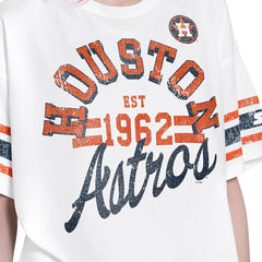 MLB Houston Astros Starter Women's Cropped Hurry Up Offense T-Shirt