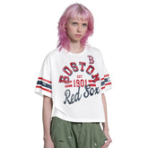 MLB Boston Red Sox Starter Women's Cropped Hurry Up Offense T-Shirt