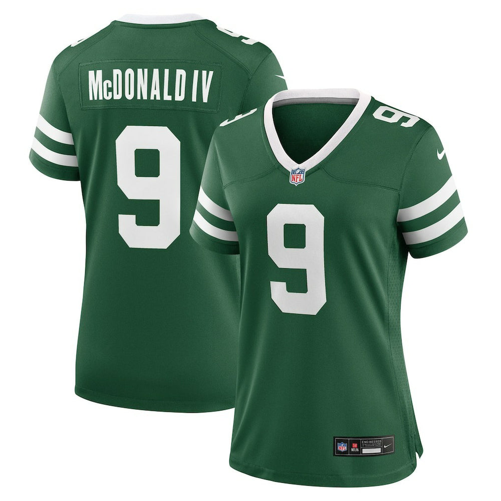 Will McDonald IV Women's Team Game Jersey - New York Jets