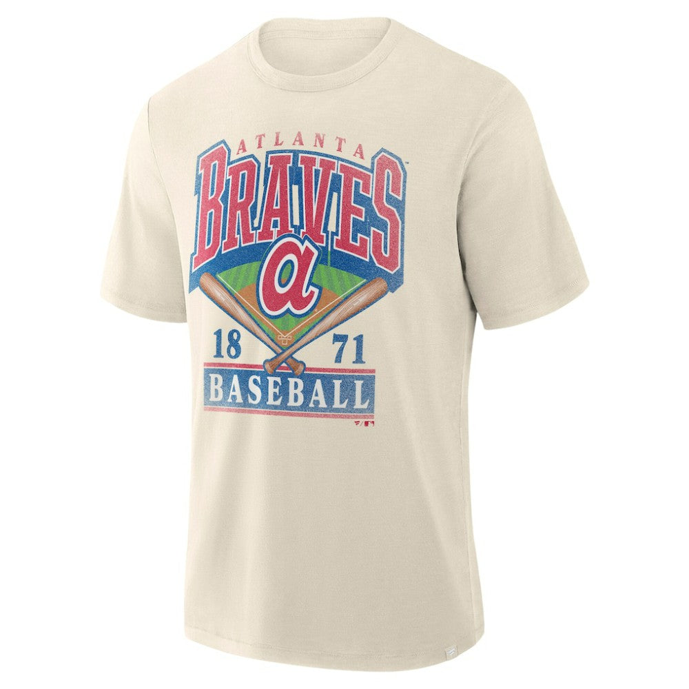 MLB Atlanta Braves Profile Big & Tall Screen Print T-Shirt