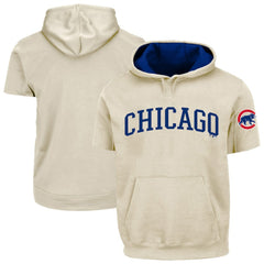 MLB Chicago Cubs Profile Big & Tall Contrast Short Sleeve Hoodie