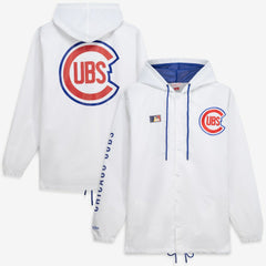 MLB Chicago Cubs Mitchell & Ness Big & Tall Full-Snap Hooded Jacket