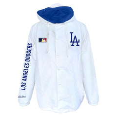MLB Los Angeles Dodgers Mitchell & Ness Big & Tall Full-Snap Hooded Jacket