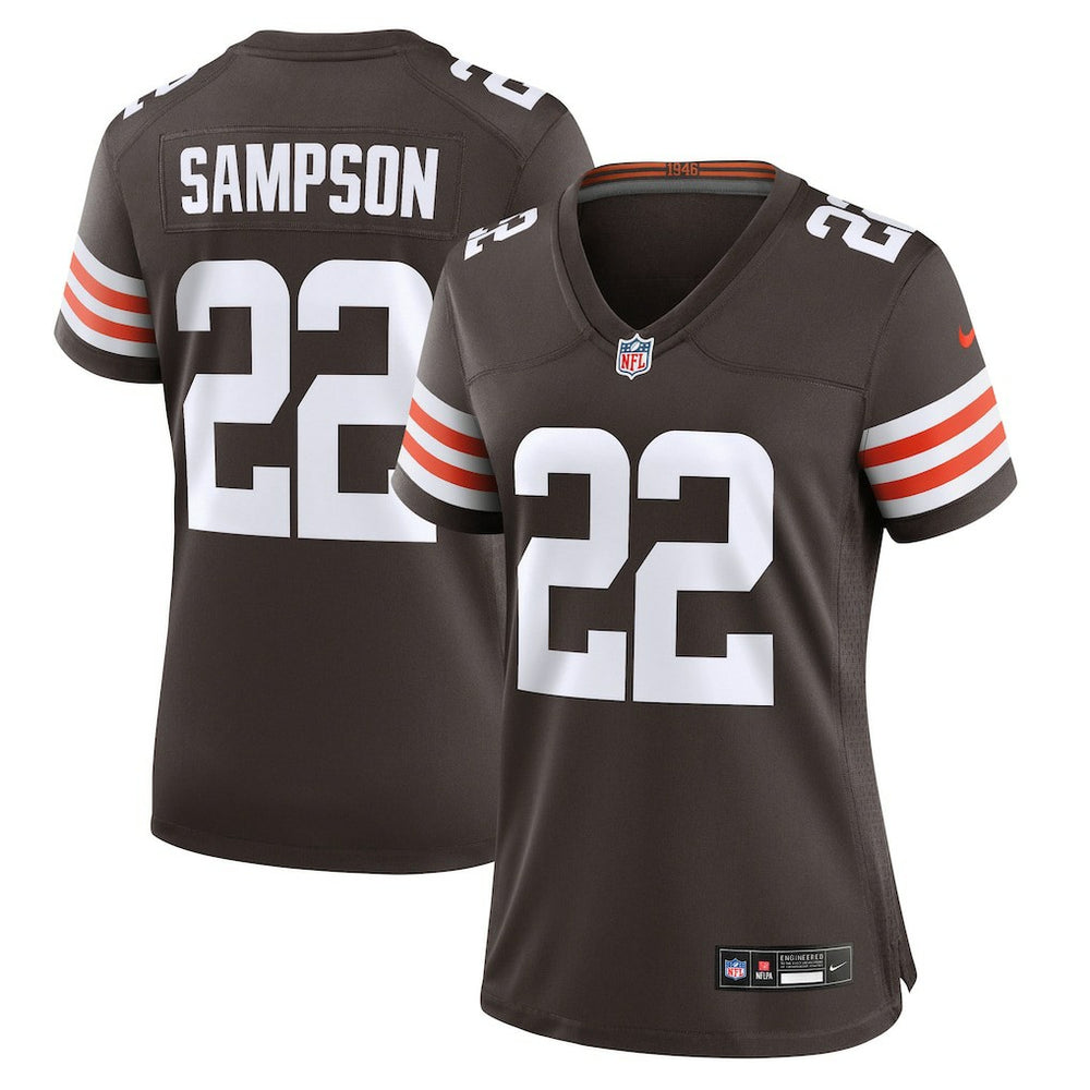 Dylan Sampson Women's Team Game Jersey - Cleveland Browns