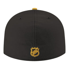 NHL Black Pittsburgh Penguins New Era Core Logo Two-Tone 59FIFTY Fitted Hat