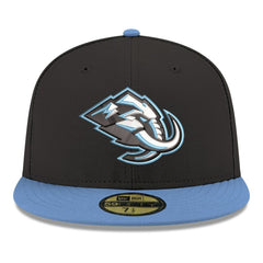 NHL Black Utah Mammoth New Era Core Logo Two-Tone 59FIFTY Fitted Hat