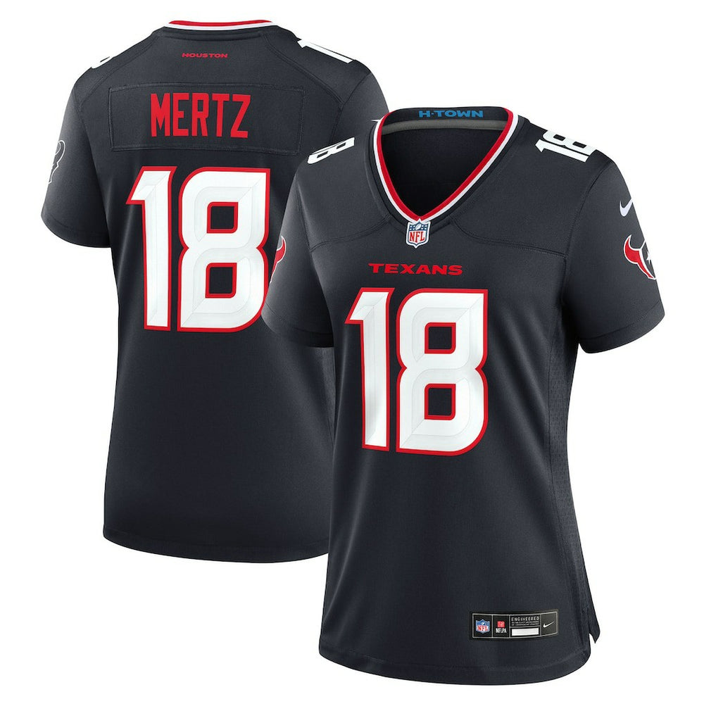 Graham Mertz Women's Team Game Jersey - Houston Texans