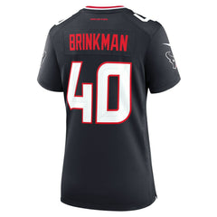 Austin Brinkman Women's Team Game Jersey - Houston Texans