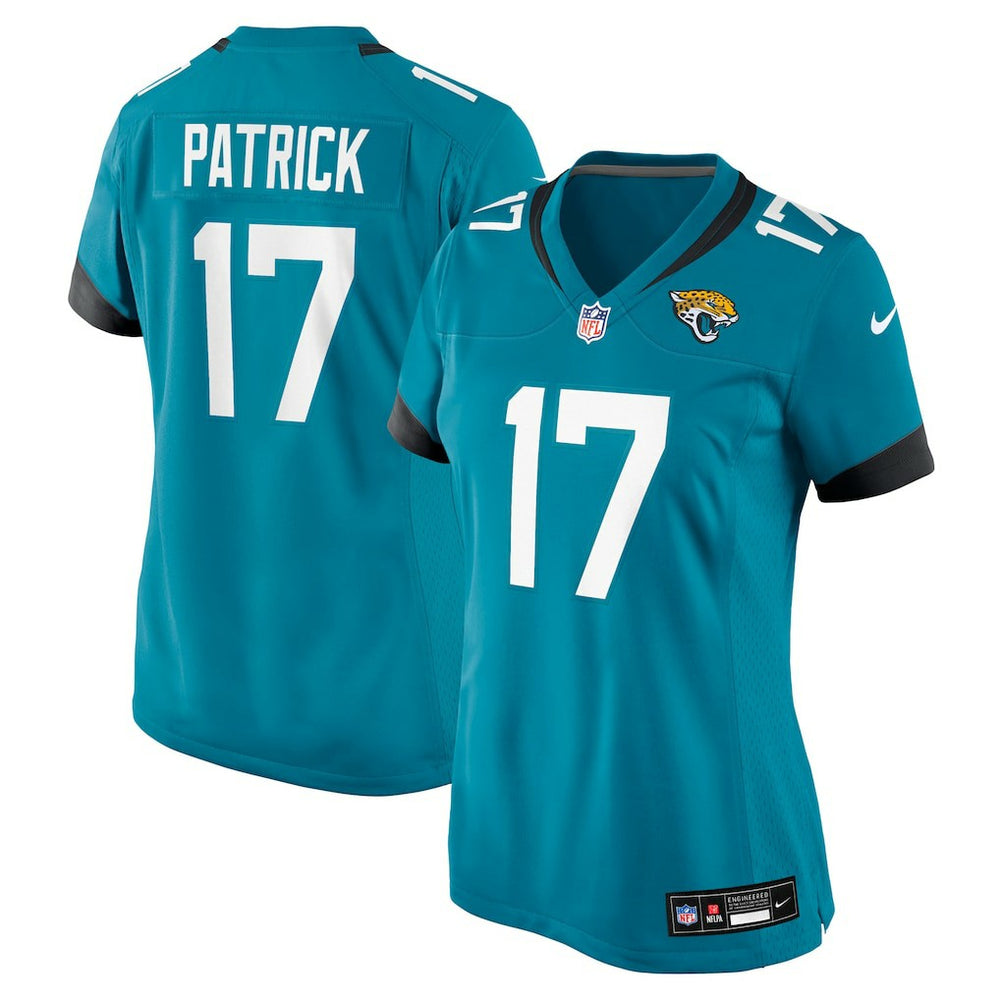 Tim Patrick Women's Team Game Jersey - Jacksonville Jaguars