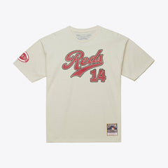 MLB Pete Rose Cincinnati Reds Mitchell & Ness Cooperstown Collection Throwback Name & Number T-Shirt