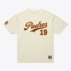 MLB Tony Gwynn San Diego Padres Mitchell & Ness Cooperstown Collection Throwback Name & Number T-Shirt