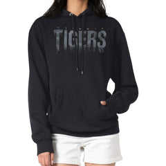 MLB Detroit Tigers G-III 4Her by Carl Banks Women's Metallic Drop Fleece Hoodie