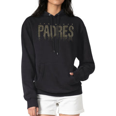 MLB San Diego Padres G-III 4Her by Carl Banks Women's Metallic Drop Fleece Hoodie