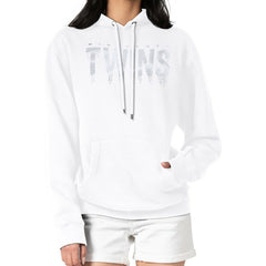 MLB Minnesota Twins G-III 4Her by Carl Banks Women's Metallic Drop Fleece Hoodie