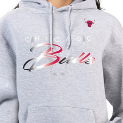 NBA Chicago Bulls G-III 4Her by Carl Banks Women's Shadow Logo Tri-Blend Fleece Hoodie sale
