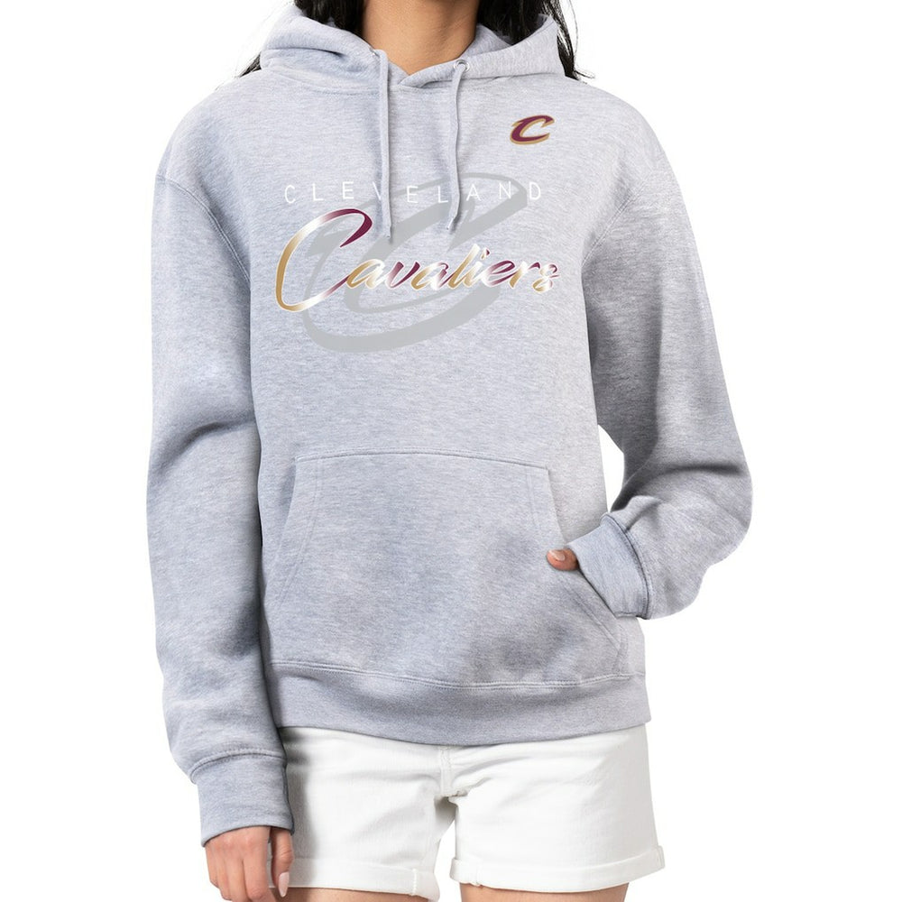 NBA Cleveland Cavaliers G-III 4Her by Carl Banks Women's Shadow Logo Tri-Blend Fleece Hoodie sale