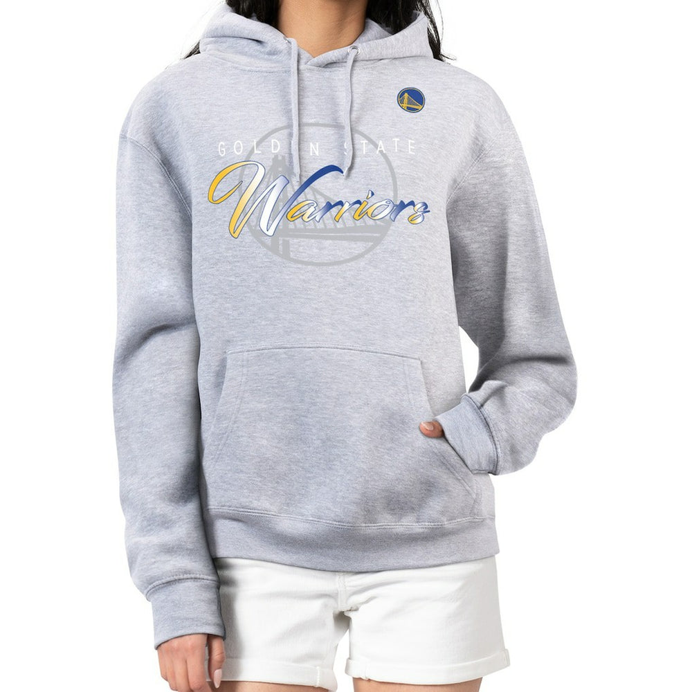 NBA Golden State Warriors G-III 4Her by Carl Banks Women's Shadow Logo Tri-Blend Fleece Hoodie sale