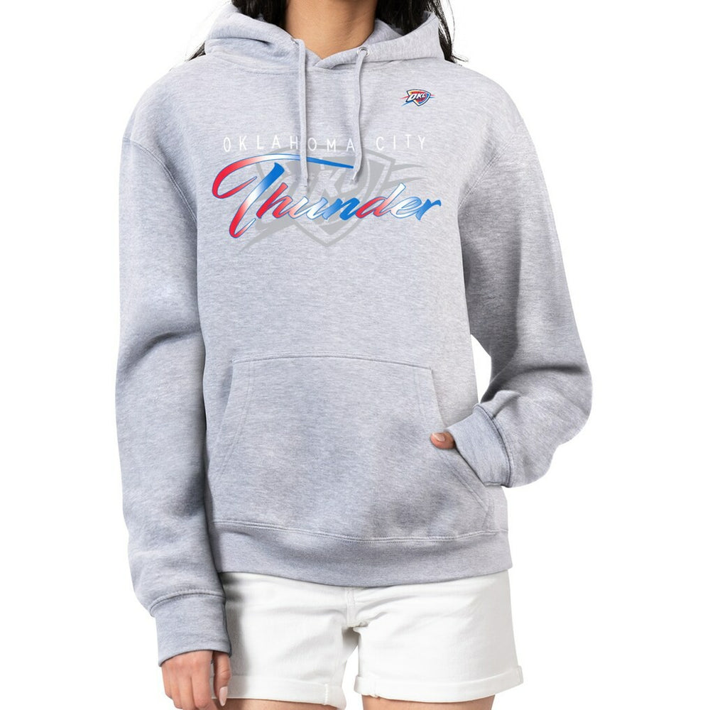 NBA Oklahoma City Thunder G-III 4Her by Carl Banks Women's Shadow Logo Tri-Blend Fleece Hoodie