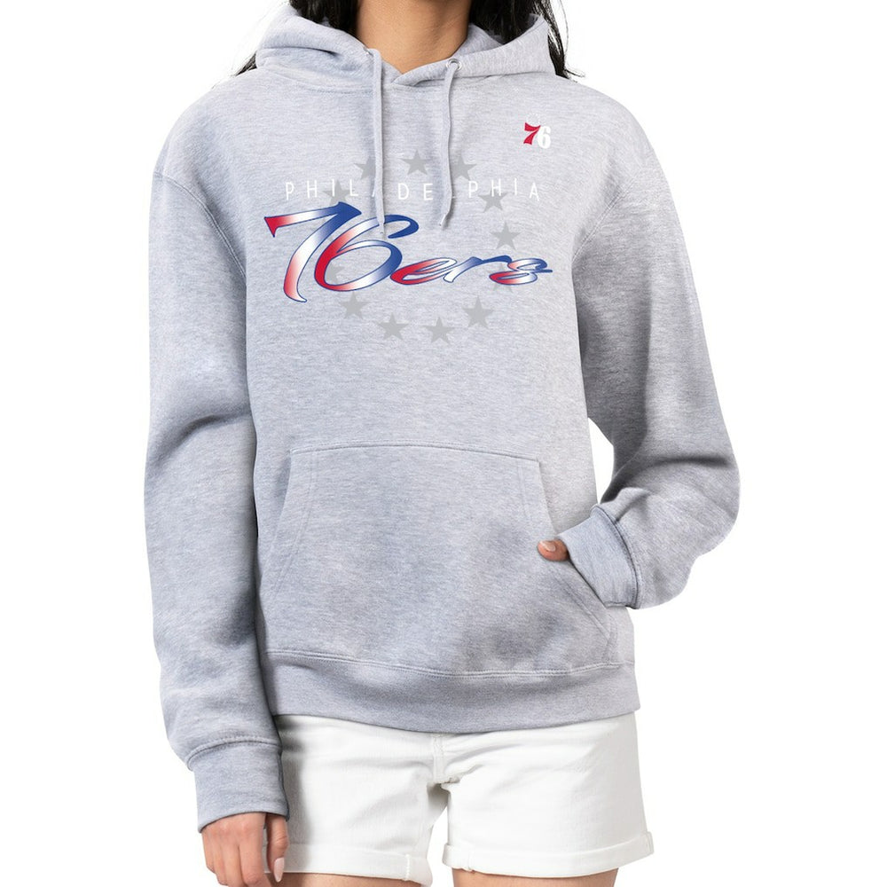 NBA Philadelphia 76ers G-III 4Her by Carl Banks Women's Shadow Logo Tri-Blend Fleece Hoodie