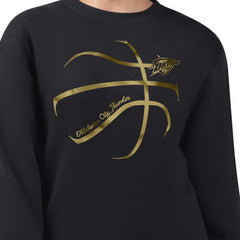 NBA Oklahoma City Thunder G-III 4Her by Carl Banks Women's Metallic Print Basketball Sketch Fleece Sweatshirt