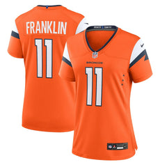 Troy Franklin Women's Team Game Jersey - Denver Broncos