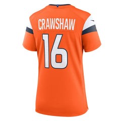 Jeremy Crawshaw Women's Team Game Jersey - Denver Broncos