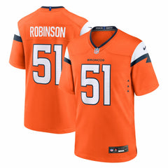 Que Robinson Team Game Jersey - Denver Broncos