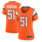 Que Robinson Women's Team Game Jersey - Denver Broncos