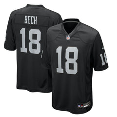 Jack Bech Team Game Jersey - Las Vegas Raiders
