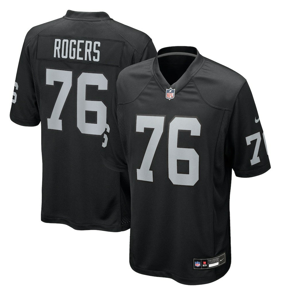 Caleb Rogers Team Game Jersey - Las Vegas Raiders