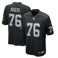 Caleb Rogers Team Game Jersey - Las Vegas Raiders