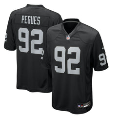 JJ Pegues Team Game Jersey - Las Vegas Raiders