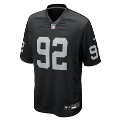 JJ Pegues Team Game Jersey - Las Vegas Raiders