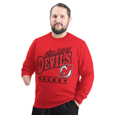 NHL Red New Jersey Devils G-III Sports by Carl Banks Adaptive Headliner Fleece Sweatshirt