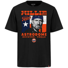 MLB Houston Astros x Willie Nelson Sportiqe Unisex Astrodome Tri-Blend T-Shirt
