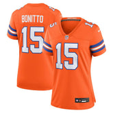 Nik Bonitto Women's Alternate 2 Mile High Collection 1977 Throwback Game Jersey - Denver Broncos