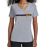 NBA Phoenix Suns Starter Women's Team Stripe V-Neck T-Shirt