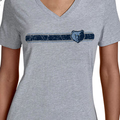 NBA Memphis Grizzlies Starter Women's Team Stripe V-Neck T-Shirt