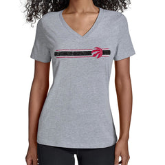 NBA Toronto Raptors Starter Women's Team Stripe V-Neck T-Shirt