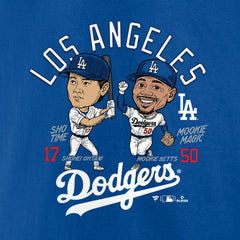 MLB Mookie Betts & Shohei Ohtani Los Angeles Dodgers Player Duo T-Shirt